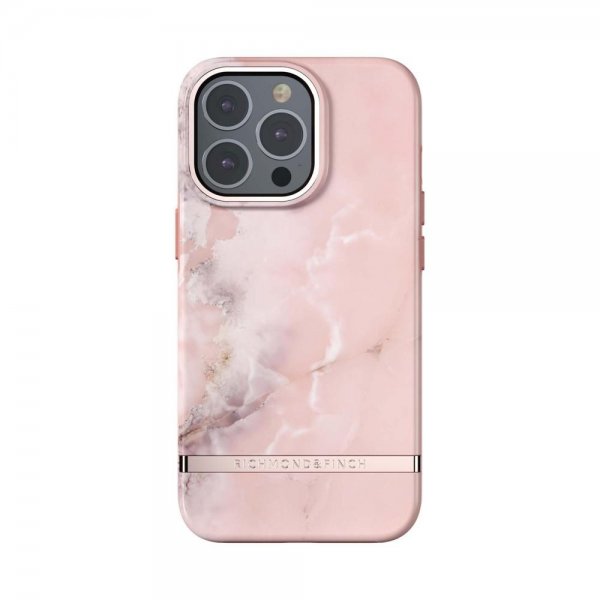 Richmond & Finch iPhone 13 Pro Skal Pink Marble