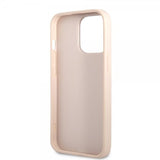 Guess iPhone 13 Pro Skal Printed Stripe Bottom Rosa