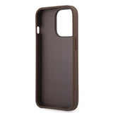 Guess iPhone 13 Pro Skal Printed Stripe Brun