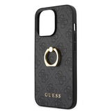 Guess iPhone 13 Pro Skal Ring Stand Grå