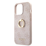 Guess iPhone 13 Pro Skal Ring Stand Rosa