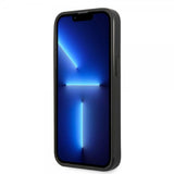 Karl Lagerfeld iPhone 13 Pro Skal Saffiano Metal Plaque Svart