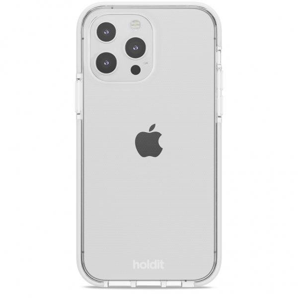 Holdit iPhone 13 Pro Skal Seethru Vit