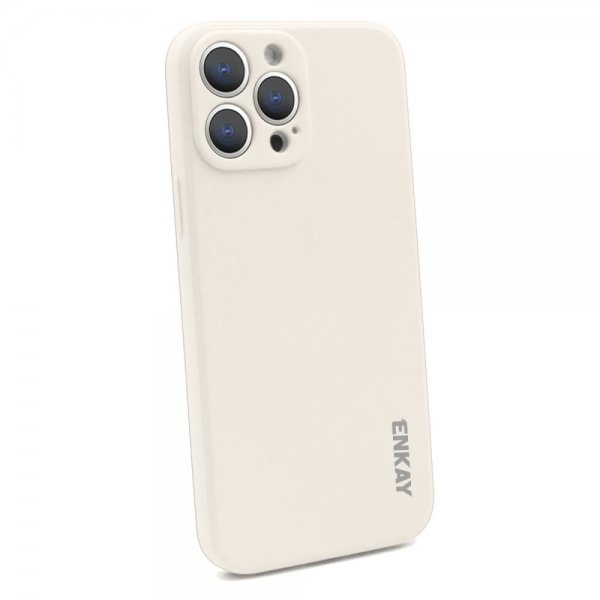 Enkay iPhone 13 Pro Skal Silicone Beige