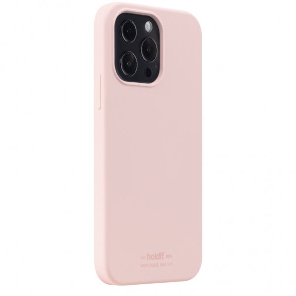 holdit iPhone 13 Pro Skal Silikon Blush Pink