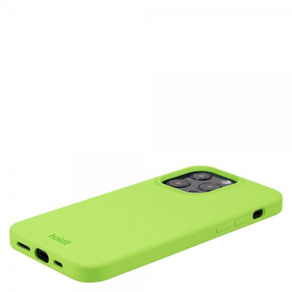 holdit iPhone 13 Pro Skal Silikon Acid Green