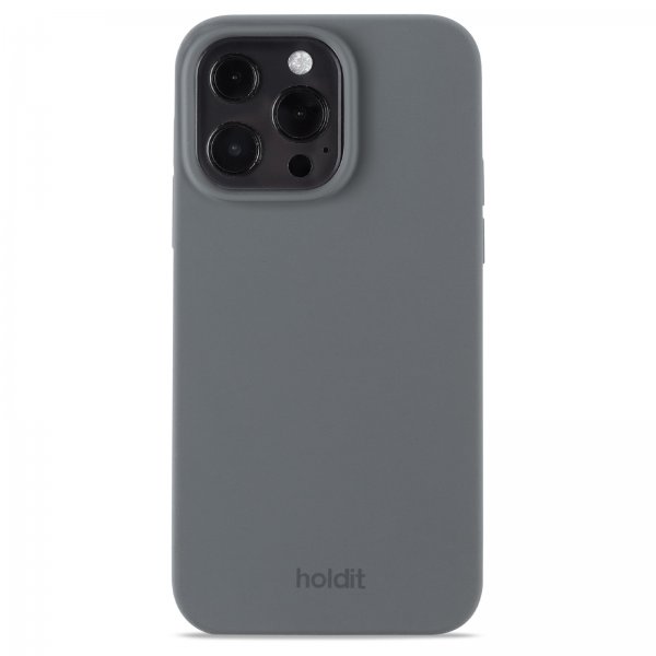 holdit iPhone 13 Pro Skal Silikon Space Gray