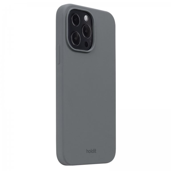 holdit iPhone 13 Pro Skal Silikon Space Gray