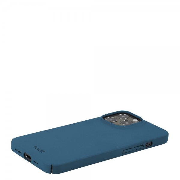 holdit iPhone 13 Pro Skal Slim Case Denim Blue