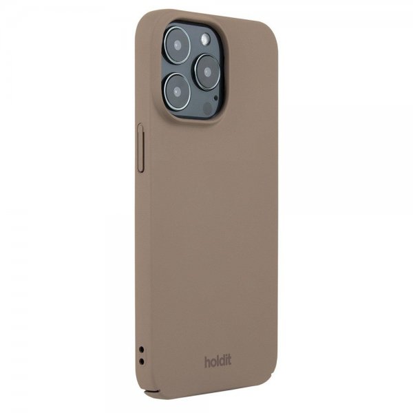 holdit iPhone 13 Pro Skal Slim Case Mocha Brown