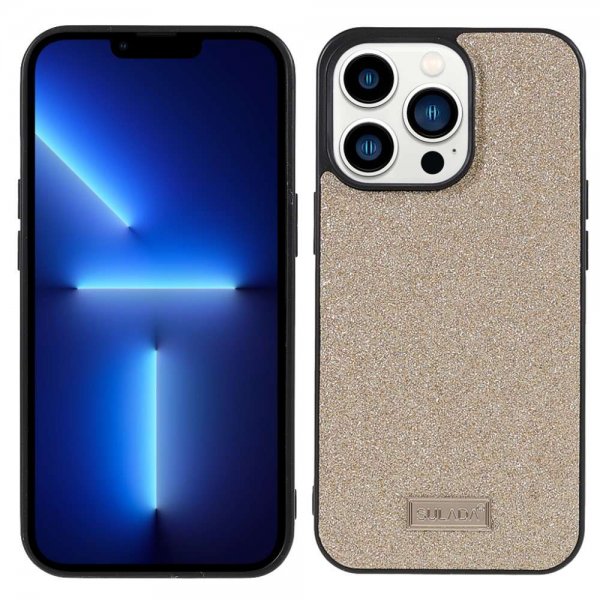 Sulada iPhone 13 Pro Skal Socialite Series Guld