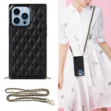 iPhone 13 Pro Skal Square med Strap Svart