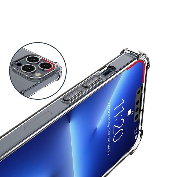 Rvelon iPhone 13 Pro Skal TPU Transparent