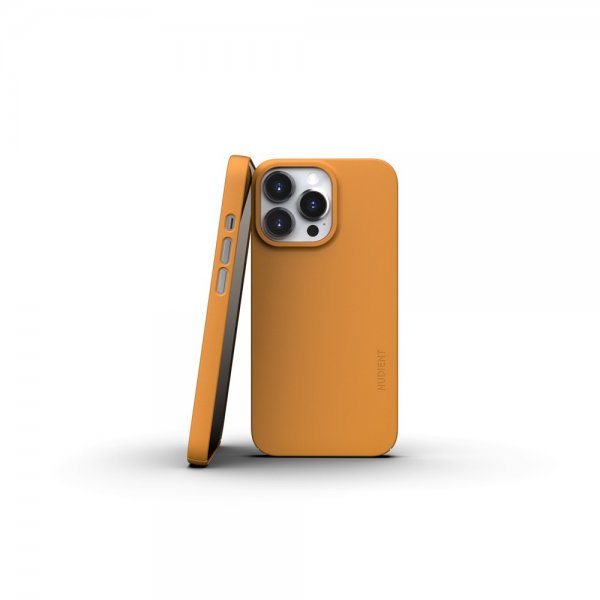 Nudient iPhone 13 Pro Skal Thin Case V3 MagSafe Saffron Yellow