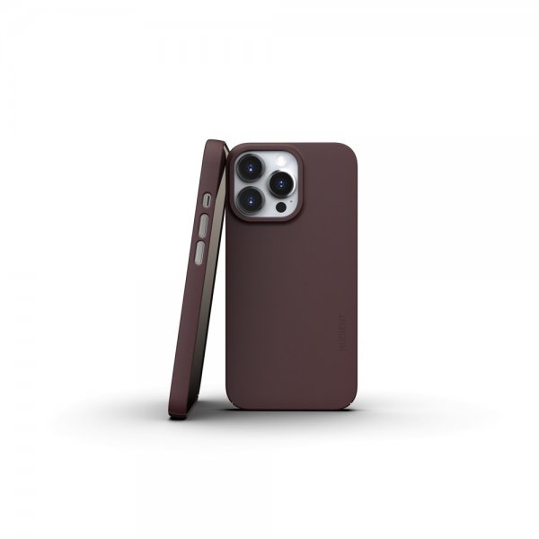 Nudient iPhone 13 Pro Skal Thin Case V3 MagSafe Sangria Red