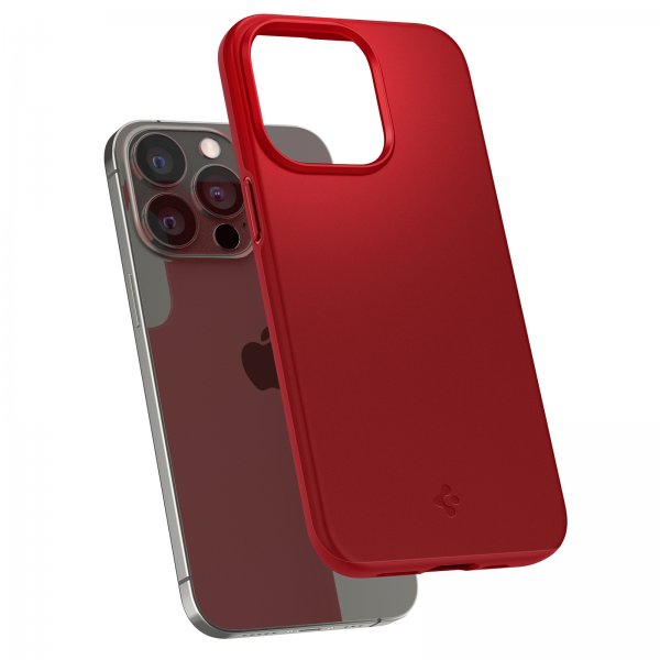 Spigen iPhone 13 Pro Skal Thin Fit Röd