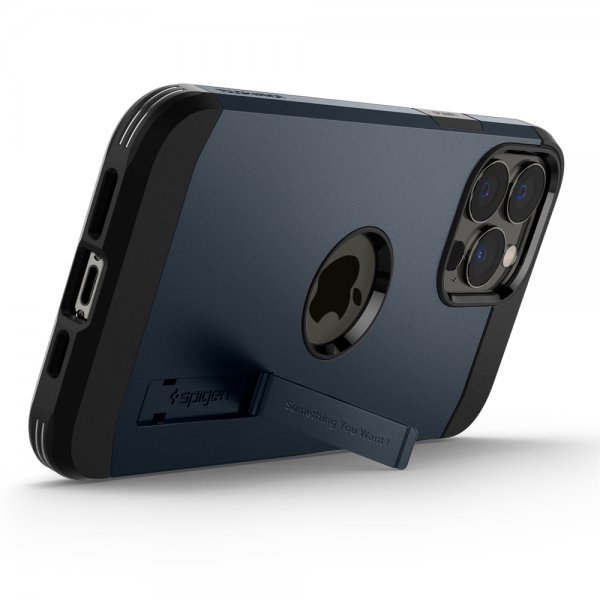 Spigen iPhone 13 Pro Skal Tough Armor Navy Blue