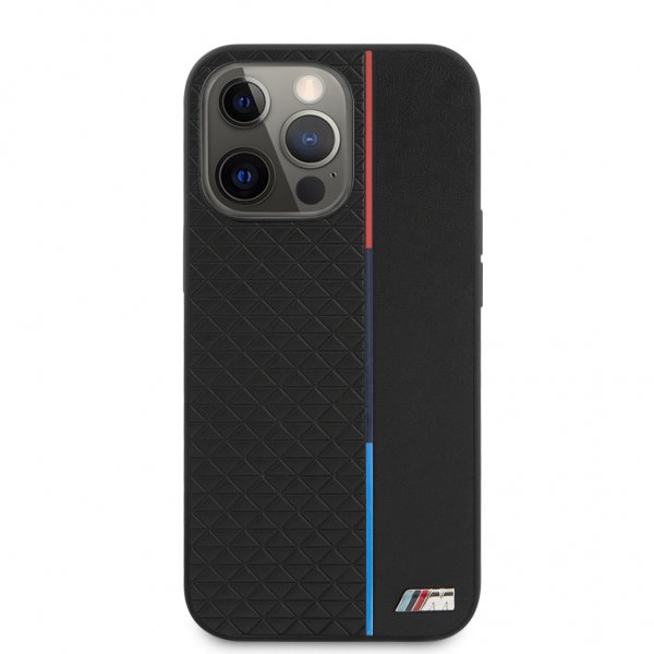 BMW iPhone 13 Pro Skal Triangle Pattern Svart