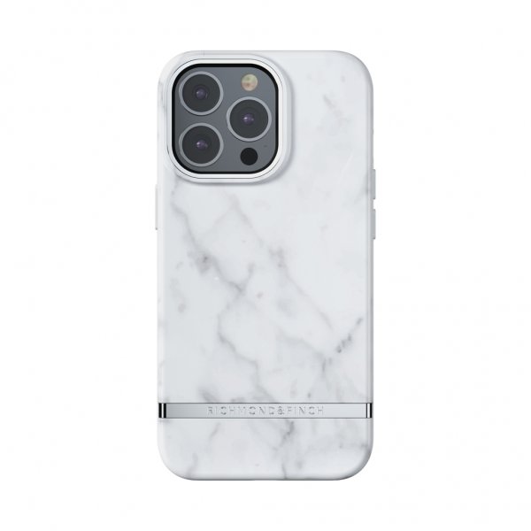 Richmond & Finch iPhone 13 Pro Skal White Marble