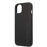 AMG iPhone 13 Skal Carbon Effect Stitching Svart