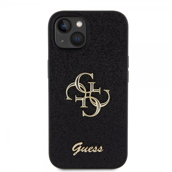 Guess iPhone 13 Skal Fixed Glitter Svart