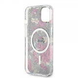 Guess iPhone 13 Skal Flower MagSafe Kaki
