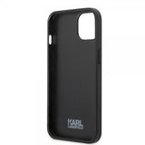 Karl Lagerfeld iPhone 13 Skal Flower Monogram Iconic Patch Grå