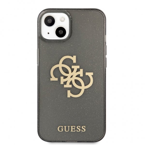 Guess iPhone 13 Skal Full Glitter Svart