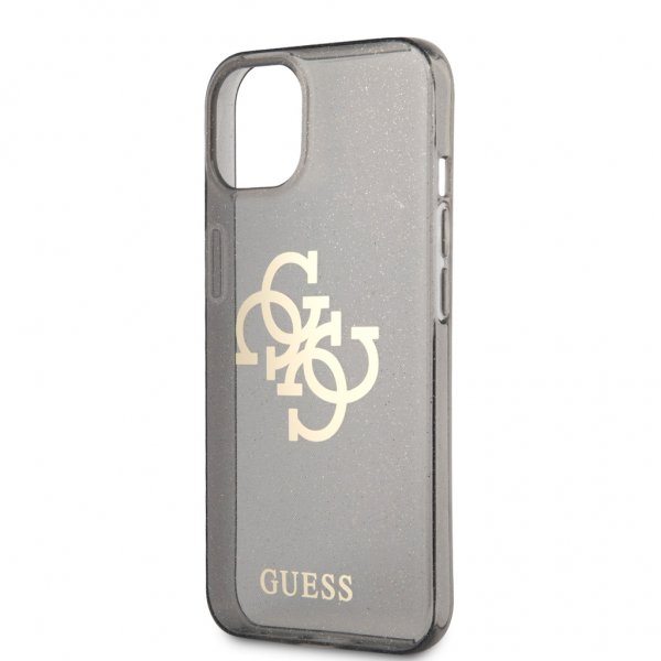 Guess iPhone 13 Skal Full Glitter Svart