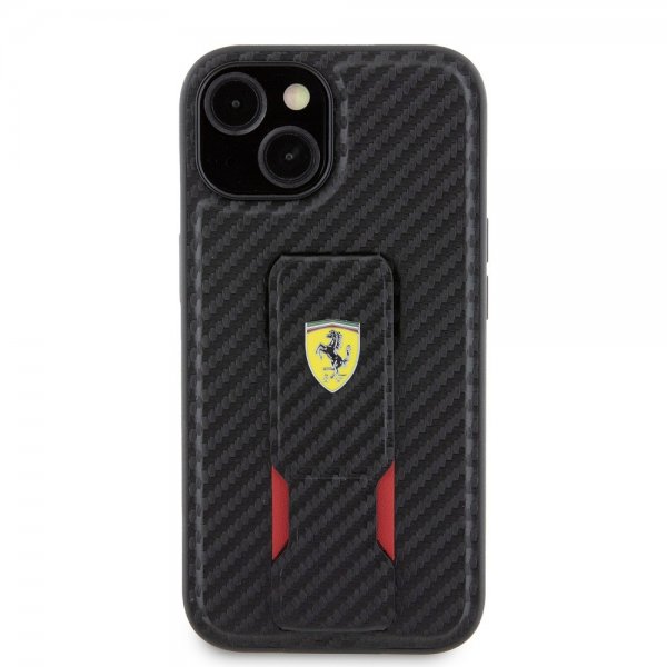 Ferrari iPhone 13 Skal Grip Stand Function Svart