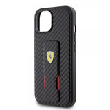 Ferrari iPhone 13 Skal Grip Stand Function Svart