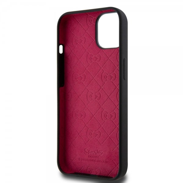 Hello Kitty iPhone 13 Skal Liquid Silicone Svart