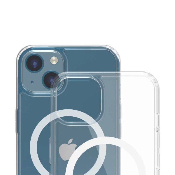 Rvelon iPhone 13 Skal TPU MagSafe Transparent