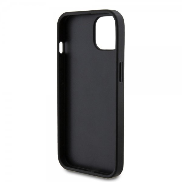 Guess iPhone 13 Skal Perforated Glitter Svart