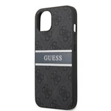 Guess iPhone 13 Skal Printed Stripe Grå