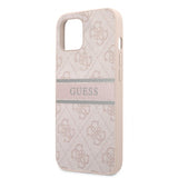 Guess iPhone 13 Skal Printed Stripe Rosa