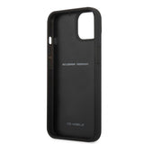 Ferrari iPhone 13 Skal Real Carbon Metal Logo Svart