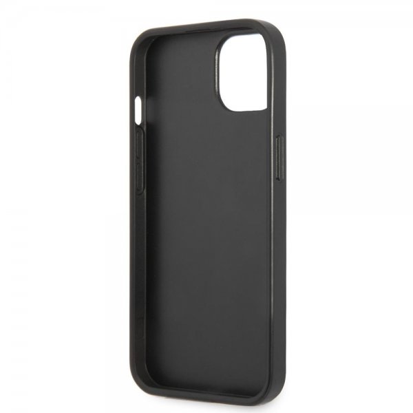 Guess iPhone 13 Skal Saffiano Double Cardslot Svart