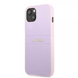Guess iPhone 13 Skal Saffiano Metal Logo Lila