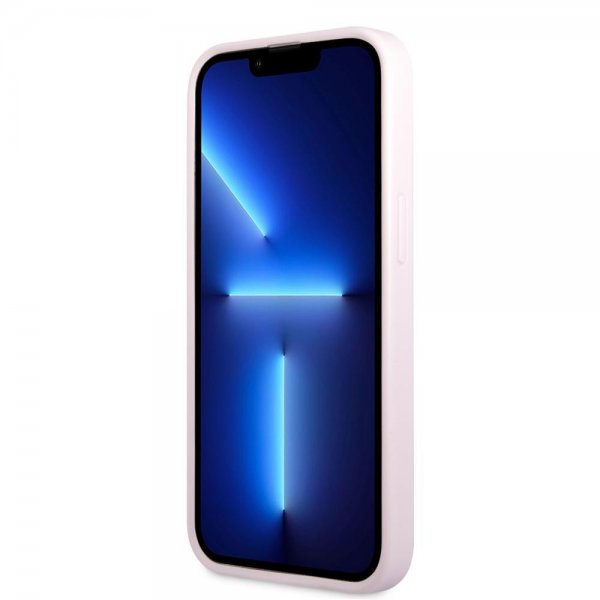 Guess iPhone 13 Skal Saffiano Metal Logo Lila