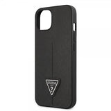 Guess iPhone 13 Skal Saffiano Metal Triangle Svart