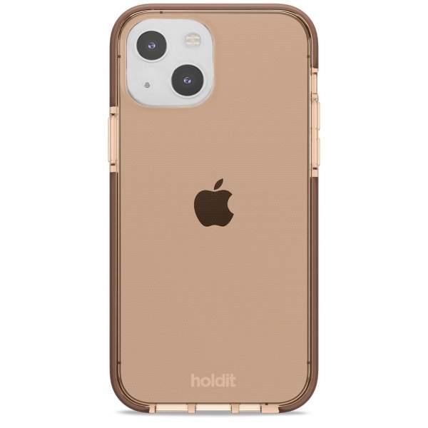 Holdit iPhone 13 Skal Seethru Dark Brown