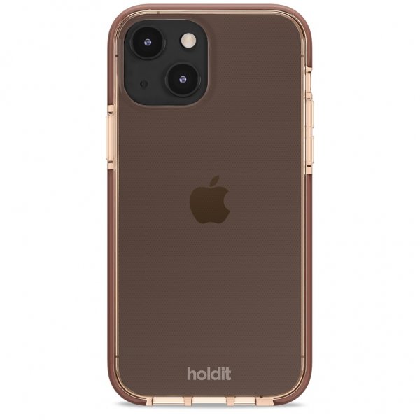 Holdit iPhone 13 Skal Seethru Dark Brown