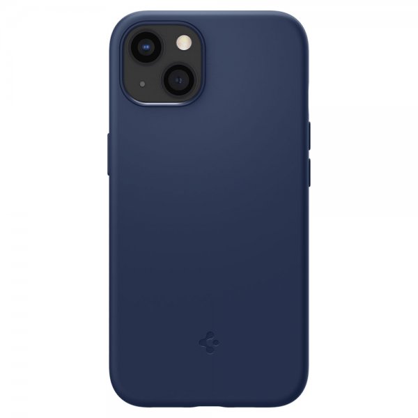 Spigen iPhone 13 Skal Silicone Fit Navy Blue