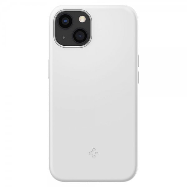 Spigen iPhone 13 Skal Silicone Fit Vit