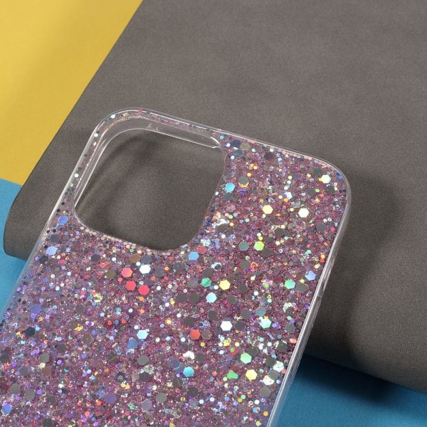 Nordic Covers iPhone 13 Skal Sparkle Series Blossom Pink