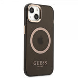Guess iPhone 13 Skal Translucent MagSafe Svart