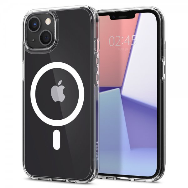 Spigen iPhone 13 Skal Ultra Hybrid Mag Vit