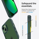 Spigen iPhone 13 Skal Ultra Hybrid Midnight Green