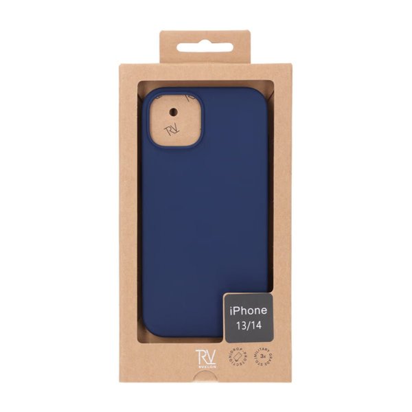 Rvelon iPhone 13/iPhone 14 Skal Silikon Blå